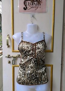 Leopard Print Camisole Top