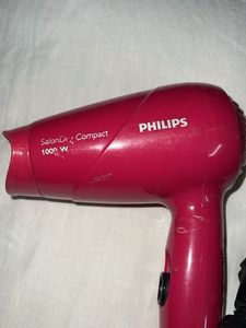 Compact Pink Hair Dryer
