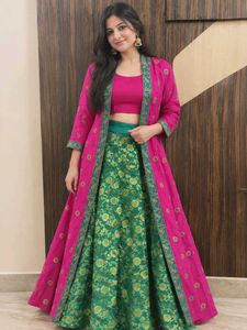 Beautiful Pink and Teal Three Piece Set