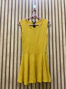 Yellow Flared Dress