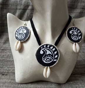 Boho Paisley Necklace & Earring Set