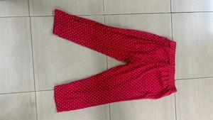 Red Polka Dot Palazzo Pants