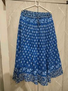 Blue long Skirt