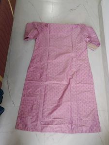 Elegant Pink Embroidered Kurti