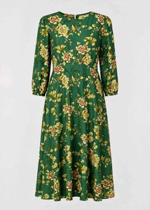 Floral Green Dress