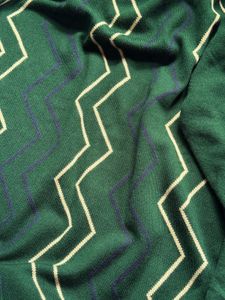 Dark green knit sweater