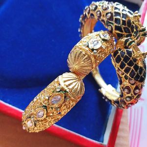 Exquisite Gold Plated Designer Bangles