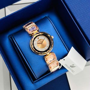 Swarovski Pink Crystal Watch