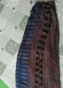 Boho Patterned Wide-Leg Pants