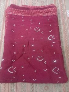 Red Ethnic duppta