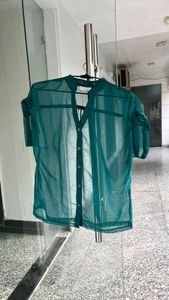 Green Transparent Shirt