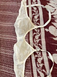 Classic White Cotton Bra