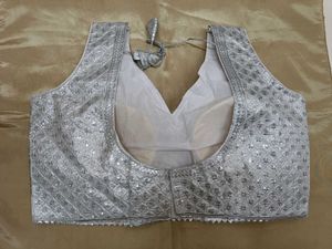 Silver Sequin Blouse