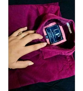 Shirt Top For Women Purple Colour