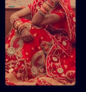 Stunning Red Bridal Lehenga