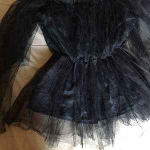 Beautiful black Net Top, Size M-L, Bust up to 36in