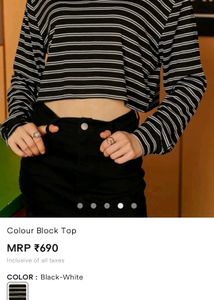 crop oversized tshirt from savana