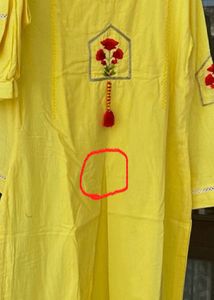 Vibrant Yellow Embroidered Kurta Set
