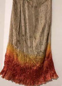 Garba special Ombre Textured ethnic skirt
