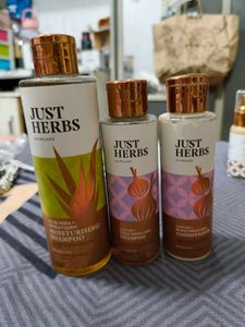 Combo Of Just Herbs Shampoos And Conditioners