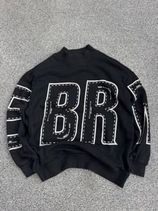 Black Graphic Print Sweatshirt