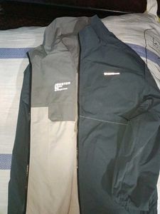 Men's Gray and White Jacket