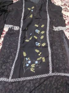 Elegant Black Kurta Set