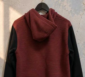 Reliance Trends Thick Maroon Hoodie