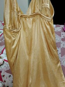 Satin Nightie with Lace Detail