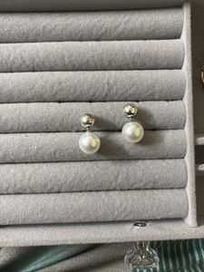Elegant Pearl Ball Earrings