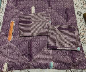 Purple Bedsheet Double with 2 pillow cover