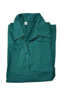 Elegant Teal Button-Down Shirt