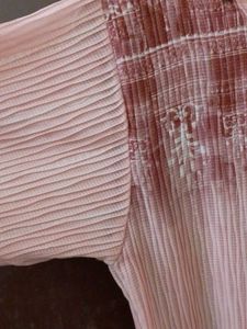 Chic Pink Ruffled Sleeve Dress