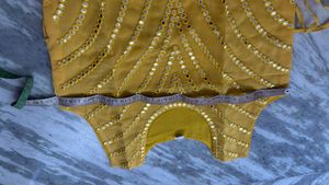 Yellow Embellished Lehenga Set