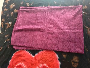 Purple Floral Print Fabric
