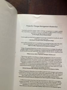 Change Management Masterclass Book