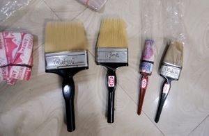 4 Set Quality Painting Flate Brushes