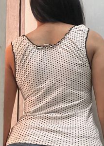 Cute Heart Print Tank Top