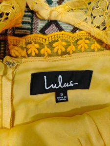 Yellow Lace Dress