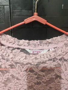 Sheer Floral Lace Top
