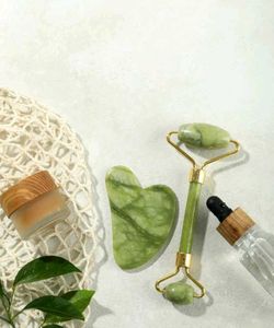 Natural Jade Stone Facial Roller😍