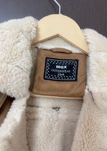 Faux Shearling Biker Jacket