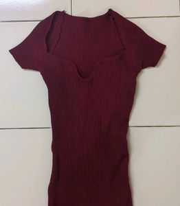 Ribbed Knit Bodycon Dress