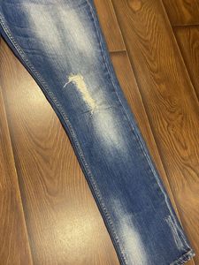 Evan London Distressed Denim Jeans