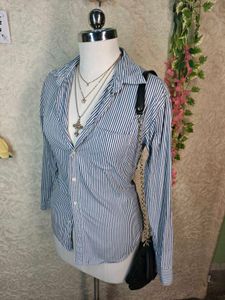 Uniqlo Classic Striped Button-Up Shir