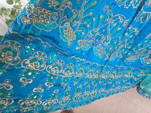 Elegant Blue Lehenga Choli Set