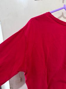 Red 3/4th Sleeves Tee