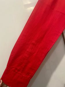 Men's Red Band Collar Shirt