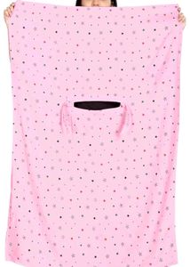 Pink Print Head Scarf