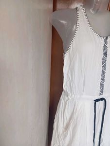 White Embroidered Maxi Dress